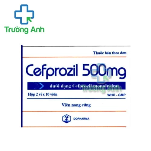 Cefprozil 500mg Dopharma (viên nén) - Điều trị nhiễm khuẩn
